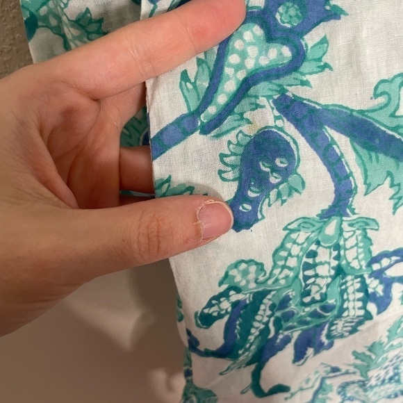 Roberta Roller Rabbit Paisley Tunic XS Cotton Made in India - Picture 2 of 8